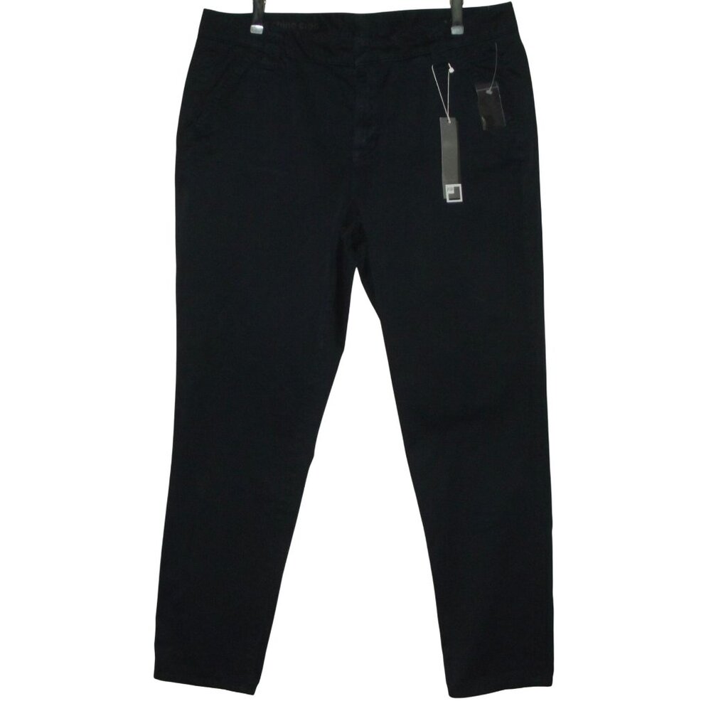 JCP Pants Womens 14T x 30" Navy Blue Rolled Boyfriend Crop Ankle (14 Tall)